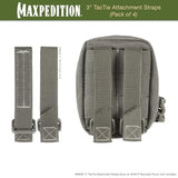 Maxpedition 3-Inch TacTile - Pack Of 4 (Foliage Green)