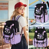 Roffatide Anime Backpack Printed Business Casual Laptop Shoulders Backpack Travel Hiking Daypacks Rucksack 17 Inch A