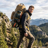 EAGWON Foldable Aluminum Hunting Pack Frame, Lightweight External Frame Hiking Backpacks, Alice Pack, Hunting Backpack Frame for Travel, Outdoor, Khaki