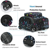 Tilami Rolling Backpack 19 inch Wheeled LAPTOP Boys Girls Travel School Student Trip, weekend