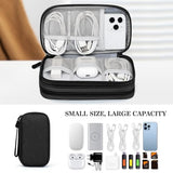 FYY Electronic Organizer, Travel Tech Pouch Bag, Cable Organizer Black