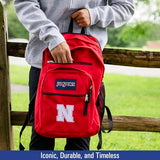 JanSport NCAA Officially Licensed Backpack, Florida State Seminoles, Big Student with Padded 15-Inch Laptop Sleeve, 2 Compartment Computer Bag with Bottle Pocket & Haul Handle, Book Rucksack, Black