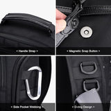 WITZMAN Sling Bag for Men Casual Crossbody Bag Fits 9.7 Inch Ipad