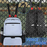 Ytonet Tennis Bag Tennis Backpack for Women Men 2 Rackets with Insulated Pocket Ventilated Shoe Compartment