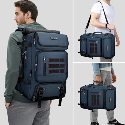 WITZMAN Carry on Travel Backpack for Men Airline Approved Fits 16" Laptop