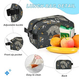 Jucciaco Magical Fox Stars Moons Boho Backpack with Lunch Bag, School Backpack for Teens Boys Girls Kids Travel Backpacks Set
