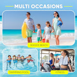 HOHOM Mesh Swim Bag Beach Drawstring Backpack, Waterproof Gym Bags for Women and Men, Large Pool Bag Swimming Gear for Swimmers