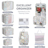 OlarHike 10 Set Packing Cubes for Travel, Gifts for Women Mom,Anti-Tearing Suitcase Organizer with Over-1000 pack Mesh Holes, Vacation Essentials & Accessories for Cruise Ship