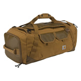 Carhartt Heavy Haul Utility Duffel Bag's, Water-Resistant Packable Bag for Jobsite, Gym, and Travel, Brown, 55L
