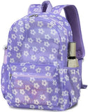 Bluboon Mesh Backpack for Girls Kids Semi-Transparent School Bookbag See Through Beach Bag Daypack
