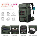 WITZMAN Convertible Travel Backpack for Men - Airline Approved, Nylon Duffle Backpack with Multi-organization, Hanging Toiletry Bag