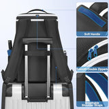 LVVIL Backpack for PS5/ Slim/ Pro Console, Full Protection PS5 Carrying Case Travel Bag, Large Capacity PS 5 Storage Bag for Dual Controllers, PS Portal, Laptop, Game Cards, Sony PSP Accessory Kits
