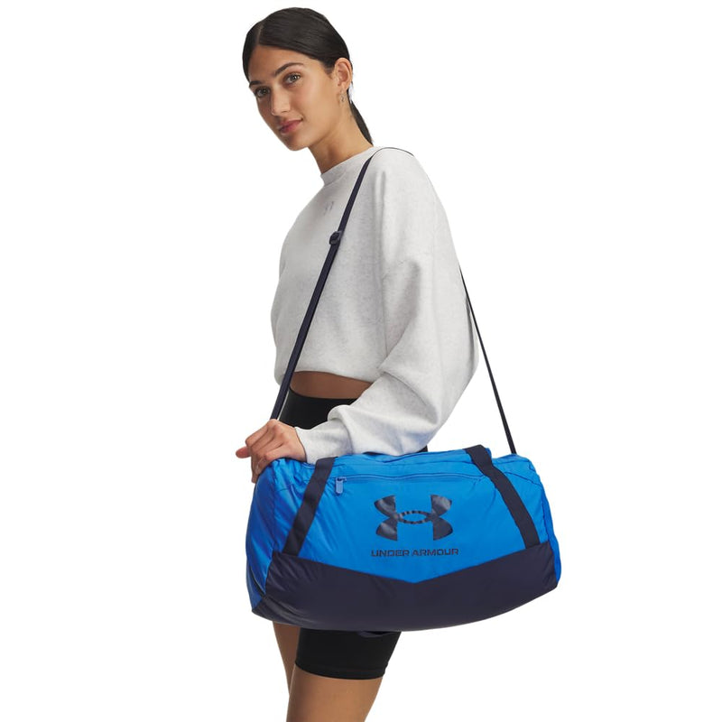 Under Armour Unisex Undeniable 5.0 Packable Duffle XS, (402) Blue Atlantis / / Washed Navy, One Size Fits Most