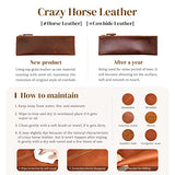 S-ZONE Women Genuine Leather Tote Bag Large Shoulder Purse Vintage Crossbody Work Handbag