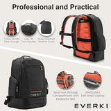 EVERKI ContemPRO 117 42L Laptop Backpack – Business Travel Backpack Carry On Flight Approved for Gaming Laptop & Travel Essentials with Water-Resistant Rain Cover, Fits Laptops up to 18.4" – Black