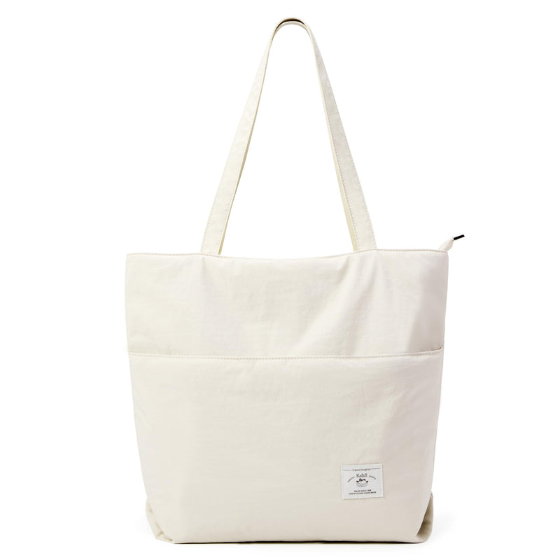 KALIDI Large Tote Bag for Women Handbag, Lightweight Puffy Tote Bag with Zipper, Shoulder Bag for Travel, Work