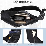 WITZMAN Slim Sling Bag for Men Crossbody Lightweight Chest Bag Casual