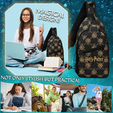 Get Trend Harry Potter Gifts Crossbody Bags for Girls Teens Women Cute Sling Travel Bag for Phone Money Essentials (Black Harry Potter)