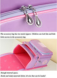 Milworld ransel randoseru pink backpack automatic school bag candy girls series PU leather send gift