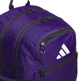 adidas Striker 3 Team Sports Backpack – Daypack for Sports Gym Travel, 36L, Collegiate Purple, OSFA