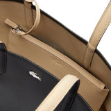 Lacoste Women's Anna Large Reversible Tote Bag, Tuareg/Grey Chinecalla, One Size