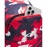 Under Armour Unisex Hustle Sport 6.0 Backpack, (600) Red/Midnight Navy/Metallic Silver, One Size Fits Most