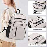 MIRLEWAIY Backpack Casual Laptop Daypack Girls Lightweight School Bookbag Work Bag For Travel High School student water-resistent, Pink Purple