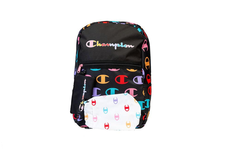 Champion Ultimate Backpack Set – Black/Multi – One Size