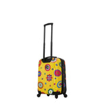 Mia Toro Pop Fiore Hardside Spinner Luggage 3pc Set-yellow Luggage Set, Gallio