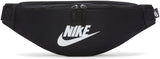 Nike Unisex Heritage Waistpack (3L), Black/Black/White, MISC