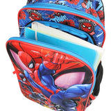 Bioworld Spider-Man Peter & Miles 16" Rolling Travel Backpack