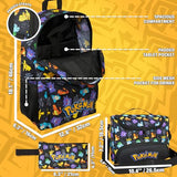Get Trend Pokemon Boys Backpack, Lunch Bag & Pencil Case, 3 Piece Set