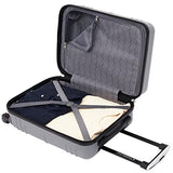 Travelers Club 22" Richmond Spinner Carry-On Luggage, Charcoal