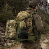 MT Modular ALICE Pack Frame System with Laser-Cut MOLLE Panel, Lightweight Heavy-Duty Frame for Load Carrying