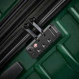 Samsonite Omni 2 Hardside 3 Piece Set - Includes Carry-On, Medium, & Large Checked Suitcases - 360° Dual Spinner Wheels - Integrated TSA Lock & Expansion - Amazon Exclusive - Emerald Green