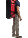 TIOGA Venture Outdoor Duffel Bag with Backpack Straps, Weather Resistant, Rugged Construction, Gear Hauling for Outdoor Adventures, Large / 70L, Red