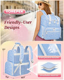 YOREPEK Nail Polish Backpack for Manicurist, Holds 96 to 100+ Bottles