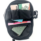 Ganiokar Hip-Hop Graffiti Print Teens Backpack for Boys & Girls, Perfect Size for Student & Travel Backpacks,Black