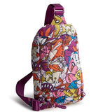 Vera Bradley Women's Lorman Sling Backpack - Featherweight, Flutter, One Size