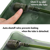 Hydration Bladder, 3L Water Bladder for Hiking Backpack, BPA-Free Leak Proof Water Reservoir Storage Bag, Water Pouch Hydration Pack Replacement for Camping Cycling Running, Military Green