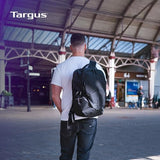 Targus – 15-16” Terra EcoSmart Laptop Backpack for Computers up to 15-16” - Multi Compartment Bag for Travel, Professional Use, College, Work - TBB649GL - Black