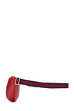Gucci, Pre-loved Red Leather Logo Belt Bag Small, Red
