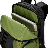 Wilson Blade V8 Super Tour Tennis Backpack - Green/Black, Holds up to 2 Rackets