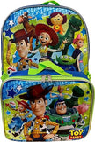 Ruz Group Kid's Licensed 16 Inch Backpack With Removable Lunch Box Set (Toy story)