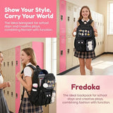 Jumpopack Backpack for Girls School Backpack for Kids Girls Backpack with Lunch Box,Kid Bookbag School Bag for Elementary,Leopard Ita Bag