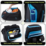 DEFIANT MIND Large Premium Basketball Bag, Backpack, For Elite Youth, Boys, Girls, For Shoes or Cleats, Water Bottles, School, also great for Volleyball, Soccer