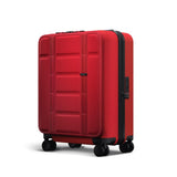 D_b_ Ramverk Front-Access Carry-On 21 Inch Hardside Luggage, Compact Suitcase with Silent 360 Spinner Wheels, TSA Lock, Interior Laptop Compartment and Two Zipper Dividers, Sprite Lightning Red