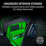 Razer Rogue V4 16" Gaming Laptop Backpack — Tear & Water Resistant Exterior, Shockproof Sleeve Fits Up to 16 inch Laptops, Ergonomic Comfort, Made with Recycled Material, Padded Shoulder Straps