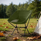 BITIANTEAM Lightweight Portable Camping Chair - Folding Backpacking Hiking Chair with Carry Bag for Outdoor Travel, Beach, Picnic, Festival (Green)