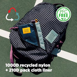 Topo Designs Accessory Bags, Travel Organizer Accessories for Smaller Items, Durable Storage Pouch, 3 Sizes, Fully Lined Pack Cloth (Small, Navy/Navy)